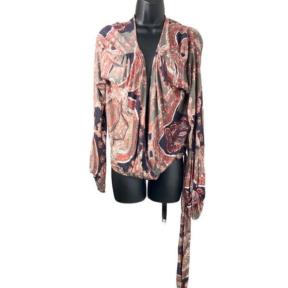 Free People top open front multi  M - Picture 2 of 5